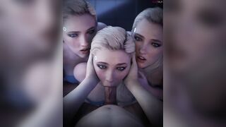 Chloe face-fucked (Fugtrup) [Detroit: Become Human] - 3D Hentai