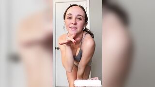 What do you think of my shy boob flash at the end ???? - Adorable