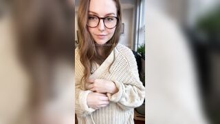 Here's a peek under my sweater - Adorable